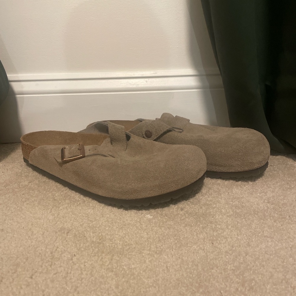 Brand New Birkenstock Boston in Taupe, size 46
